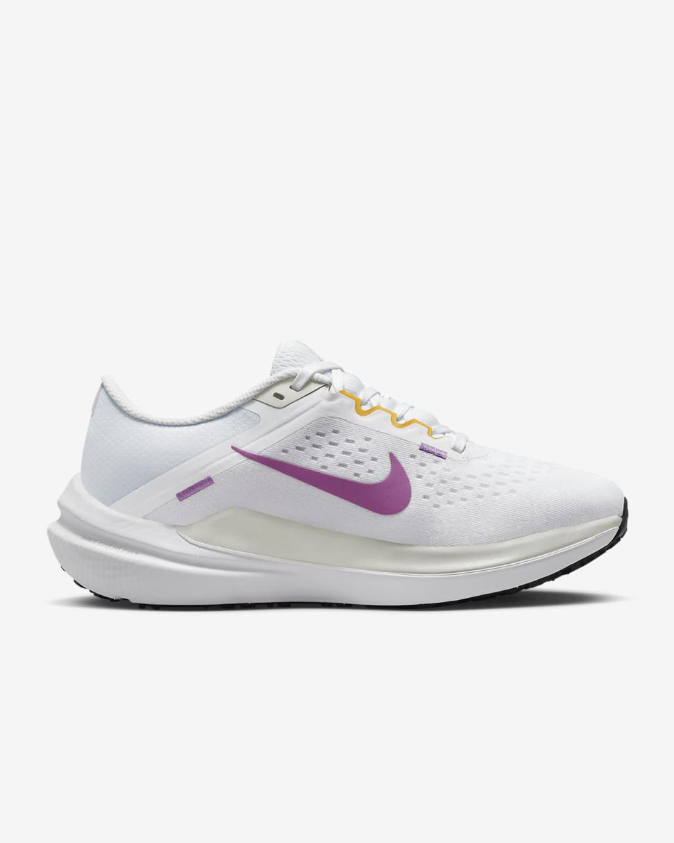 Nike Winflo 10 White/Photon Dust/Rush Fuchsia/Fuchsia Dream | Womens Nike First Day Kicks