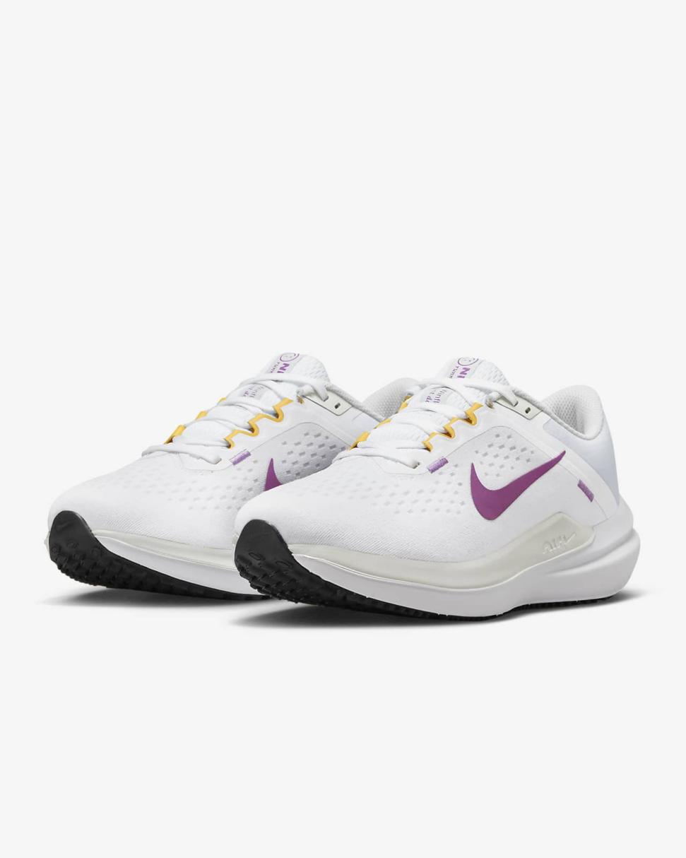Nike Winflo 10 White/Photon Dust/Rush Fuchsia/Fuchsia Dream | Womens Nike First Day Kicks