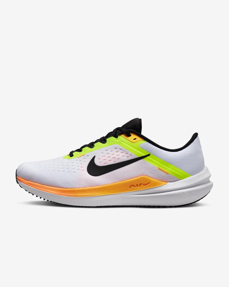 Nike Winflo 10 White/Volt/Laser Orange/Black | Mens Nike Running