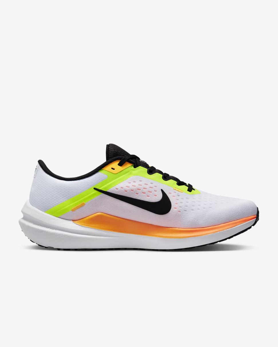 Nike Winflo 10 White/Volt/Laser Orange/Black | Mens Nike Running