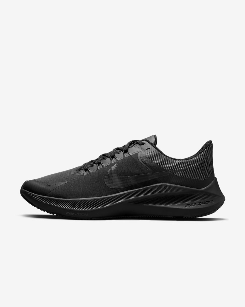 Nike Winflo 8 Black/Smoke Grey/Dark Smoke Grey | Mens Nike Running