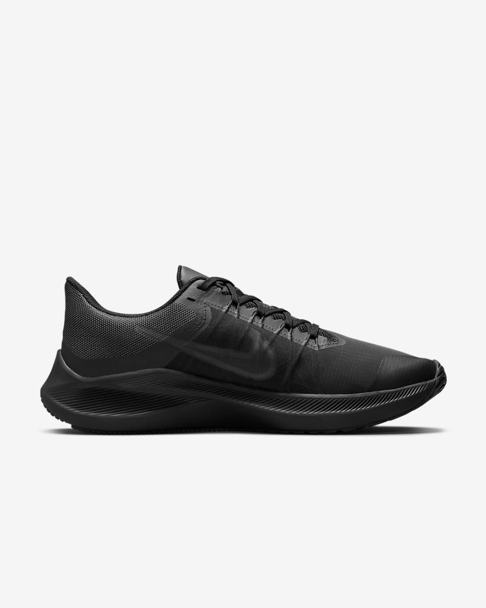 Nike Winflo 8 Black/Smoke Grey/Dark Smoke Grey | Mens Nike Running