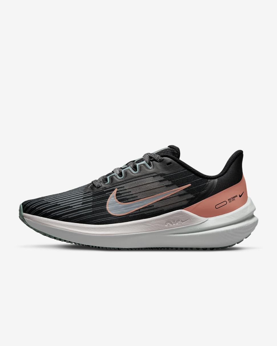 Nike Winflo 9 Black/Aviator Grey/Venice/Light Madder Root | Womens Nike Running