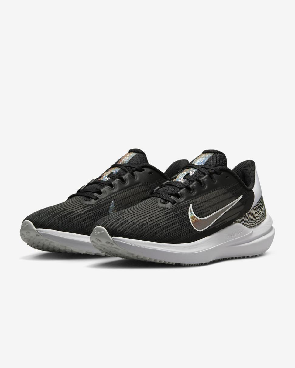 Nike Winflo 9 Premium Black/White | Womens Nike Running