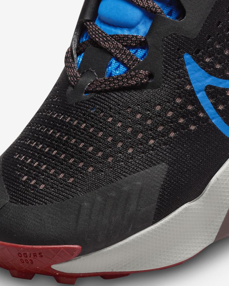 Nike Zegama Black/Vivid Sulfur/Track Red/Light Photo Blue | Womens Nike Running