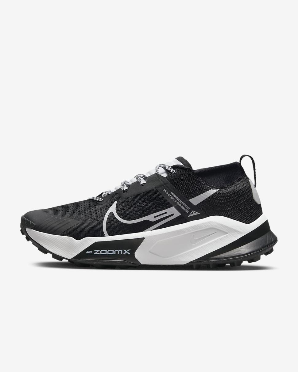 Nike Zegama Black/White | Mens Nike Running