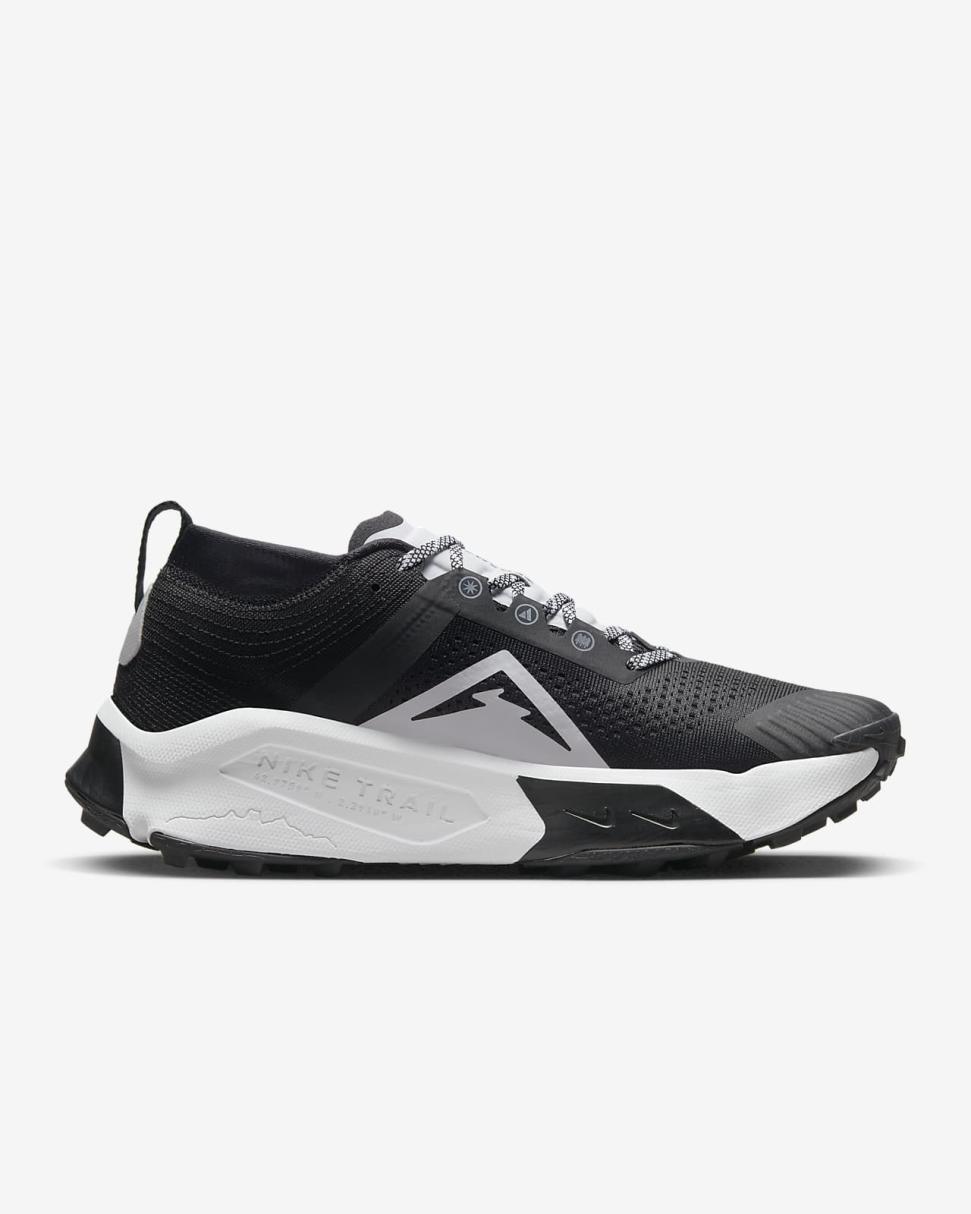 Nike Zegama Black/White | Mens Nike Running