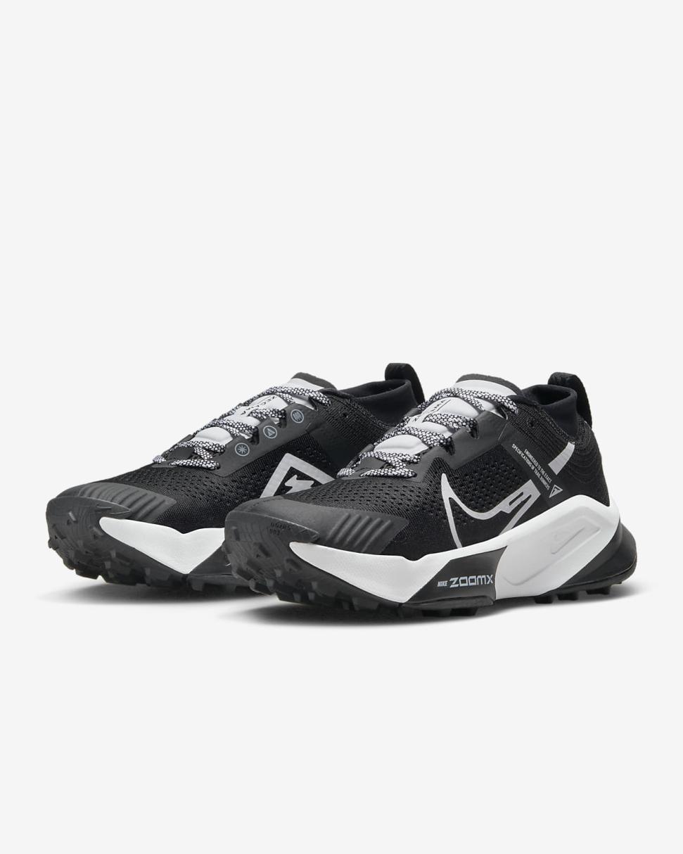 Nike Zegama Black/White | Mens Nike Running