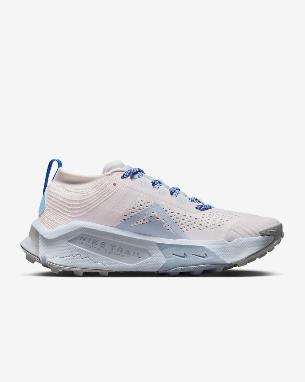 Nike Zegama Pearl Pink/Coconut Milk/Baltic Blue/Blue Whisper | Womens Nike Running