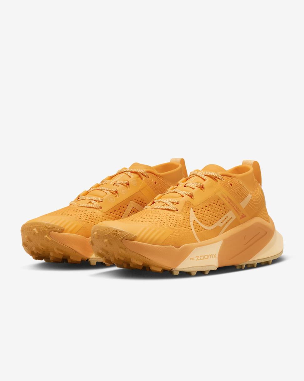 Nike Zegama Sundial/Safety Orange/Melon Tint | Womens Nike Running