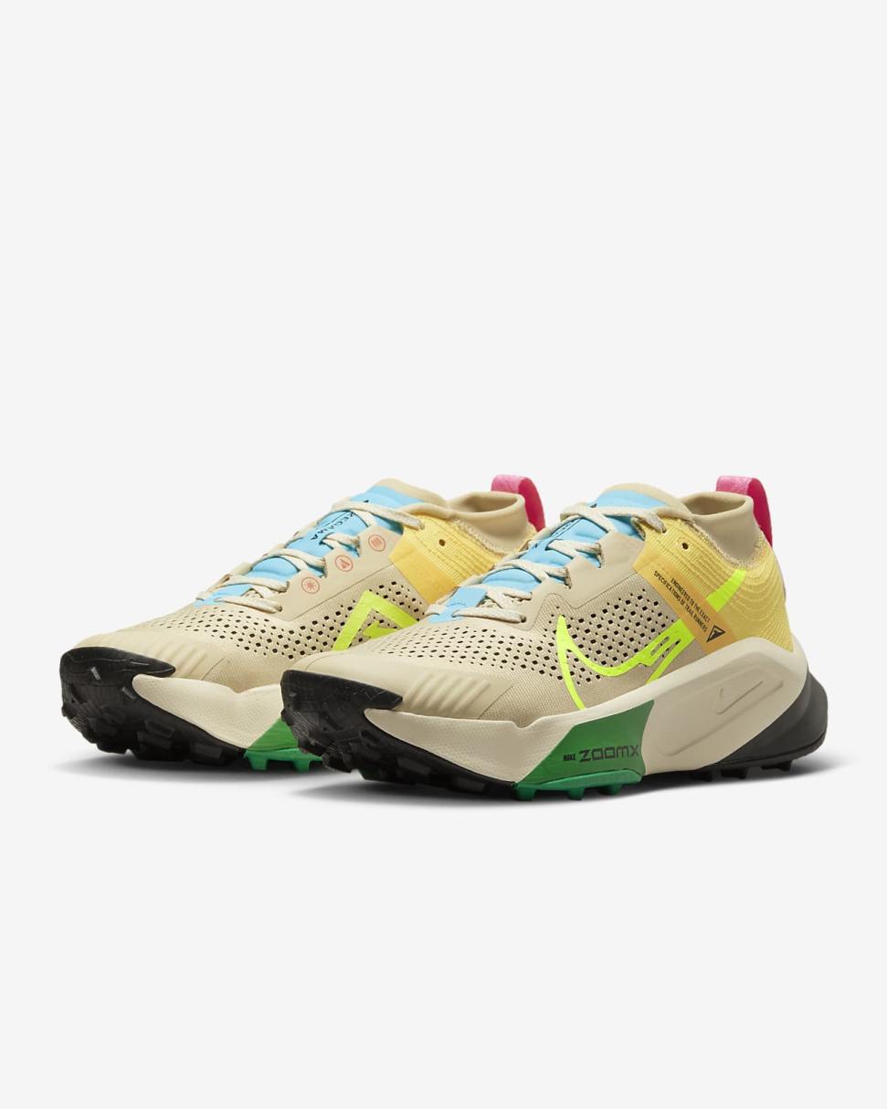 Nike Zegama Team Gold/Citron Pulse/Stadium Green/Volt | Womens Nike Running