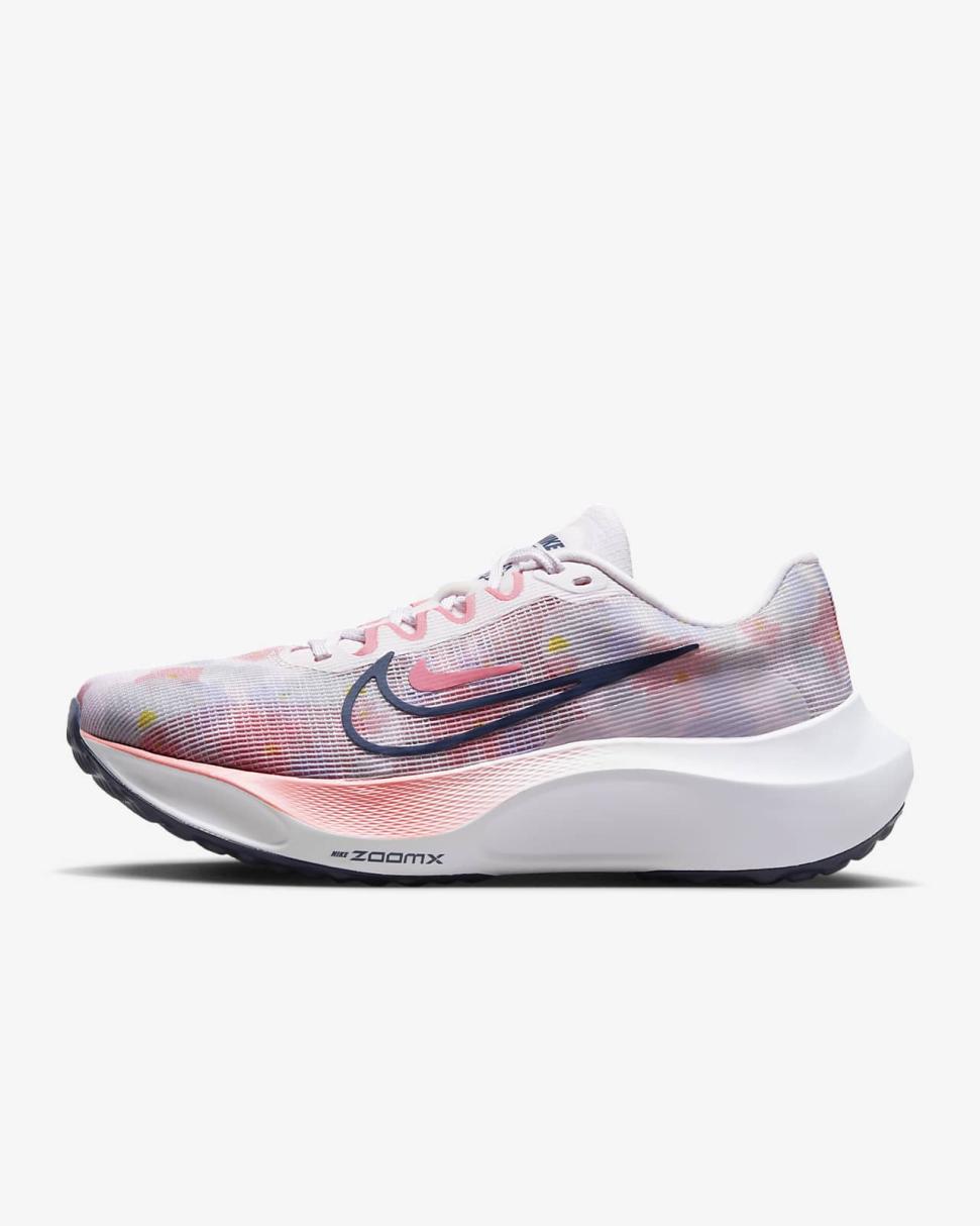 Nike Zoom Fly 5 Premium Pearl Pink/Coral Chalk/White/Midnight Navy | Womens Nike Running