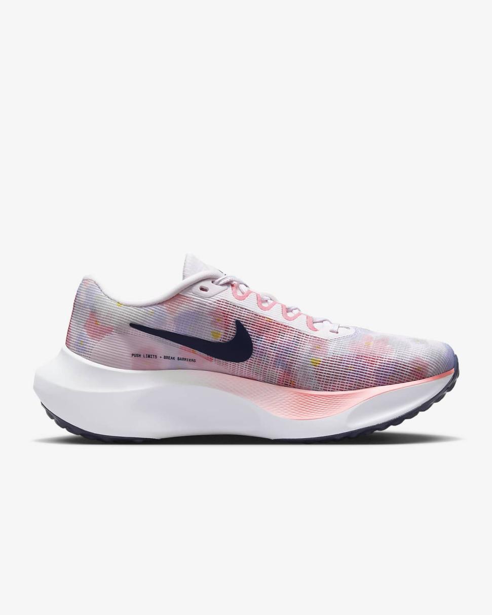 Nike Zoom Fly 5 Premium Pearl Pink/Coral Chalk/White/Midnight Navy | Womens Nike Running