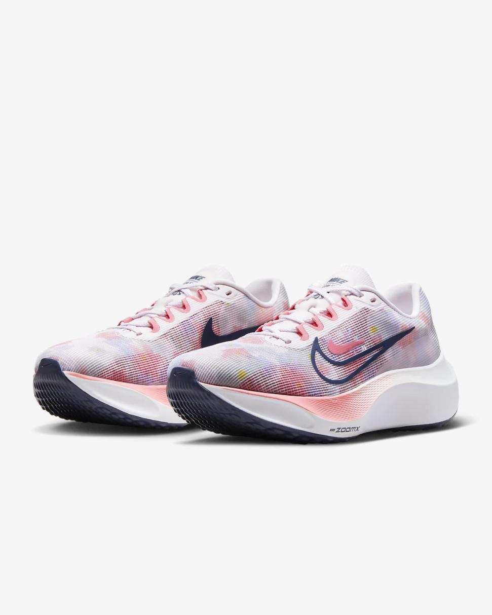 Nike Zoom Fly 5 Premium Pearl Pink/Coral Chalk/White/Midnight Navy | Womens Nike Running
