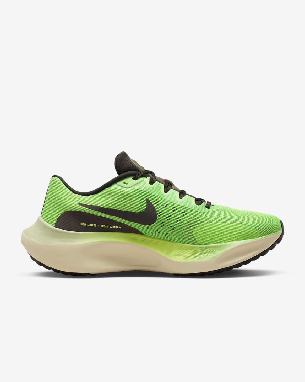 Nike Zoom Fly 5 Scream Green/Honeydew/Coconut Milk/Black | Mens Nike Running