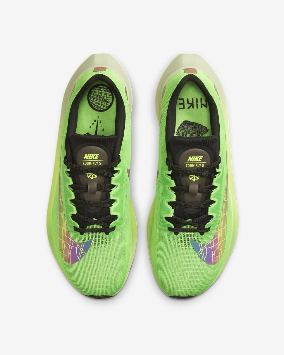 Nike Zoom Fly 5 Scream Green/Honeydew/Coconut Milk/Black | Mens Nike Running