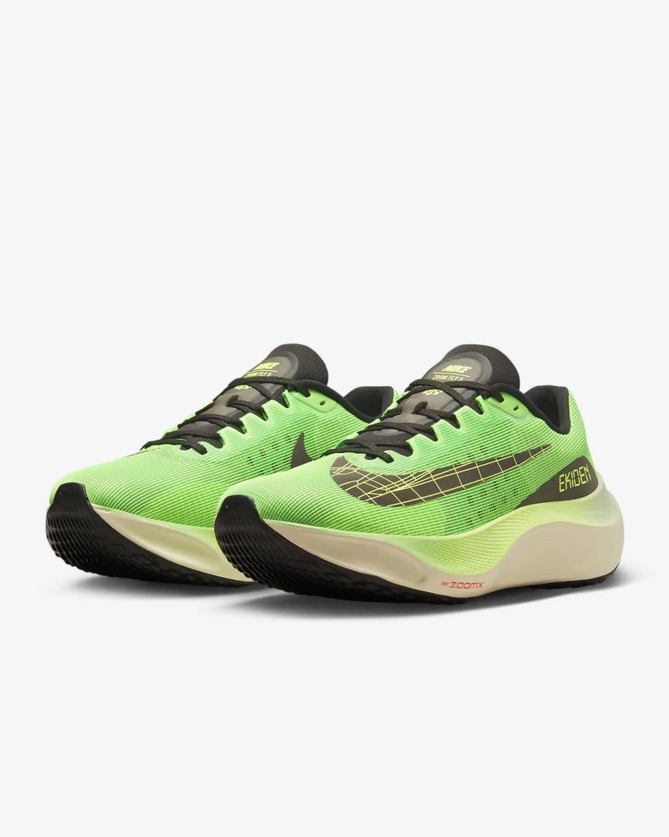 Nike Zoom Fly 5 Scream Green/Honeydew/Coconut Milk/Black | Mens Nike Running