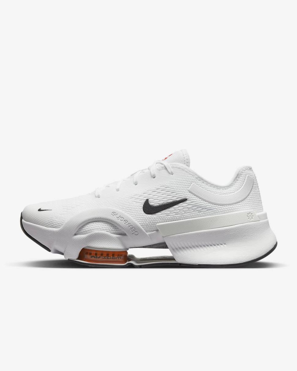 Nike Zoom SuperRep 4 Next Nature White/Light Smoke Grey/Picante Red/Black | Womens Nike Training & Gym