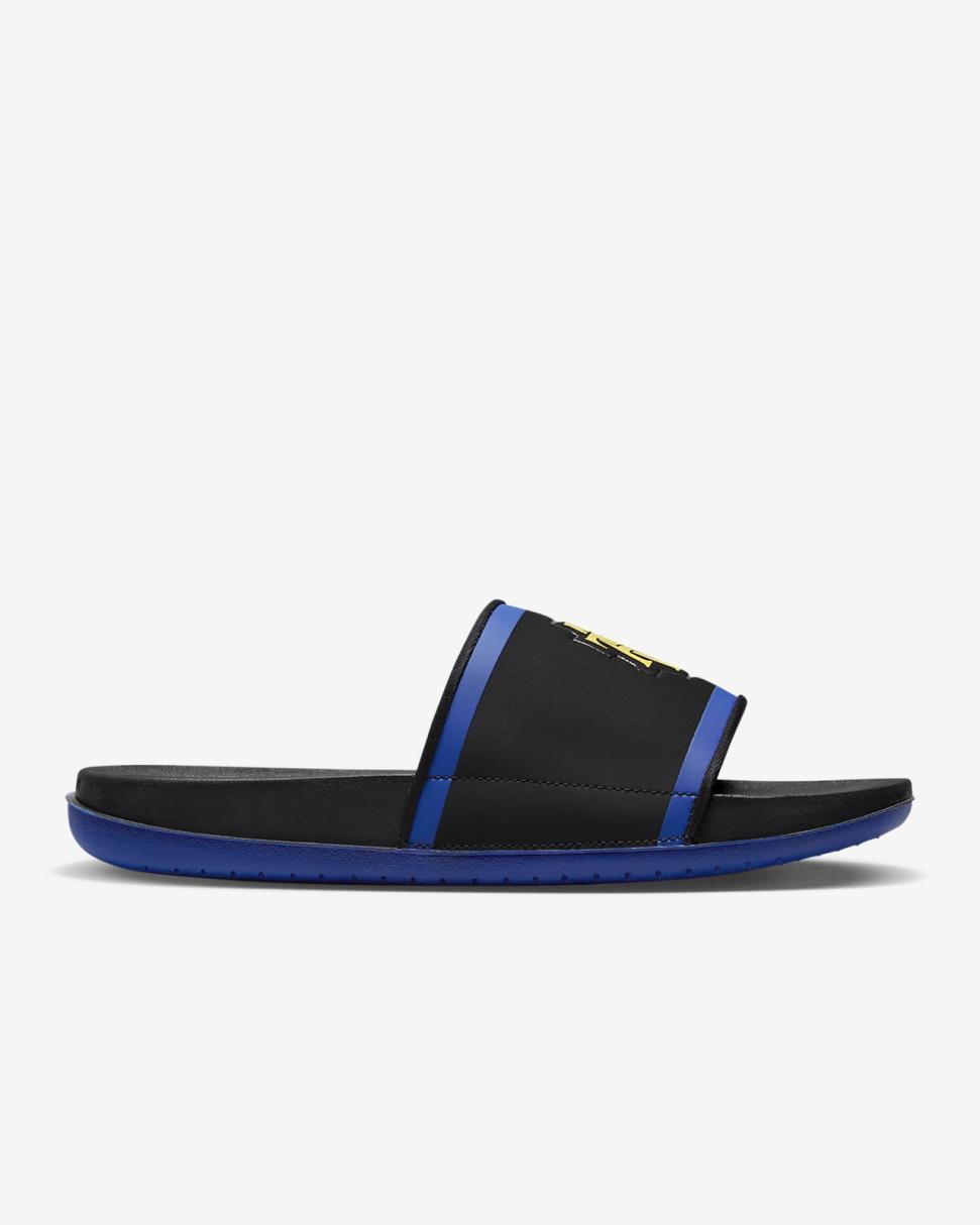 North Carolina A&T Black/Sport Royal/Varsity Maize | Mens Nike Slides