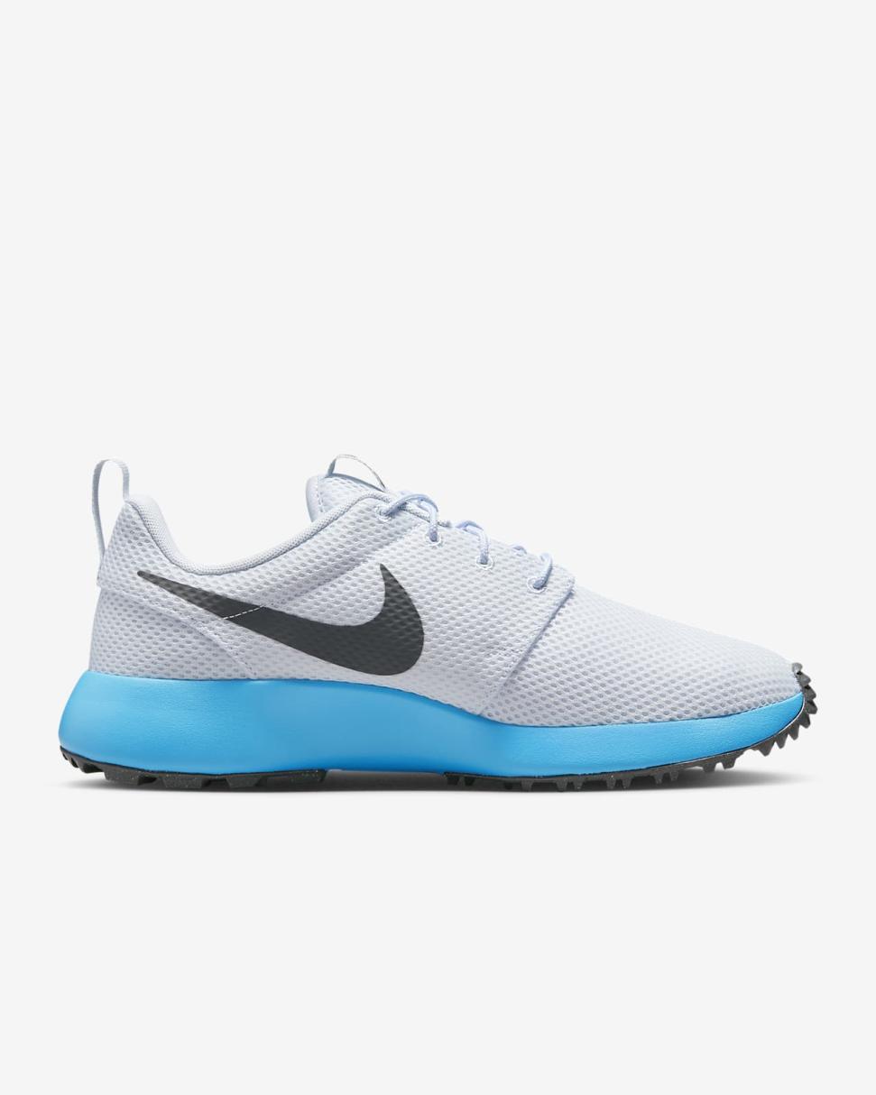 Roshe G Next Nature Football Grey/Blue Lightning/Iron Grey | Mens Nike Golf