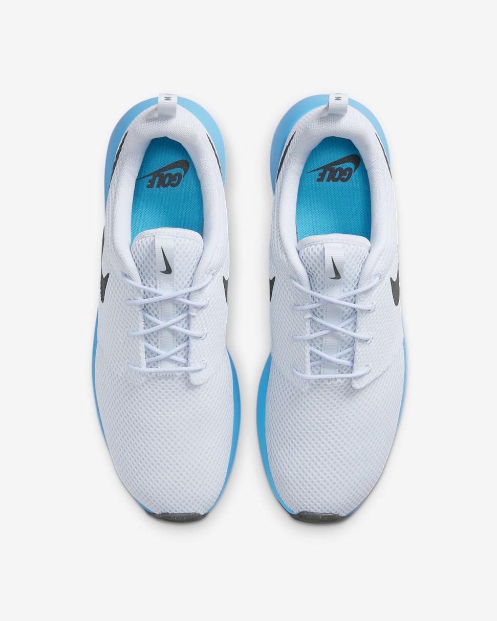 Roshe G Next Nature Football Grey/Blue Lightning/Iron Grey | Mens Nike Golf