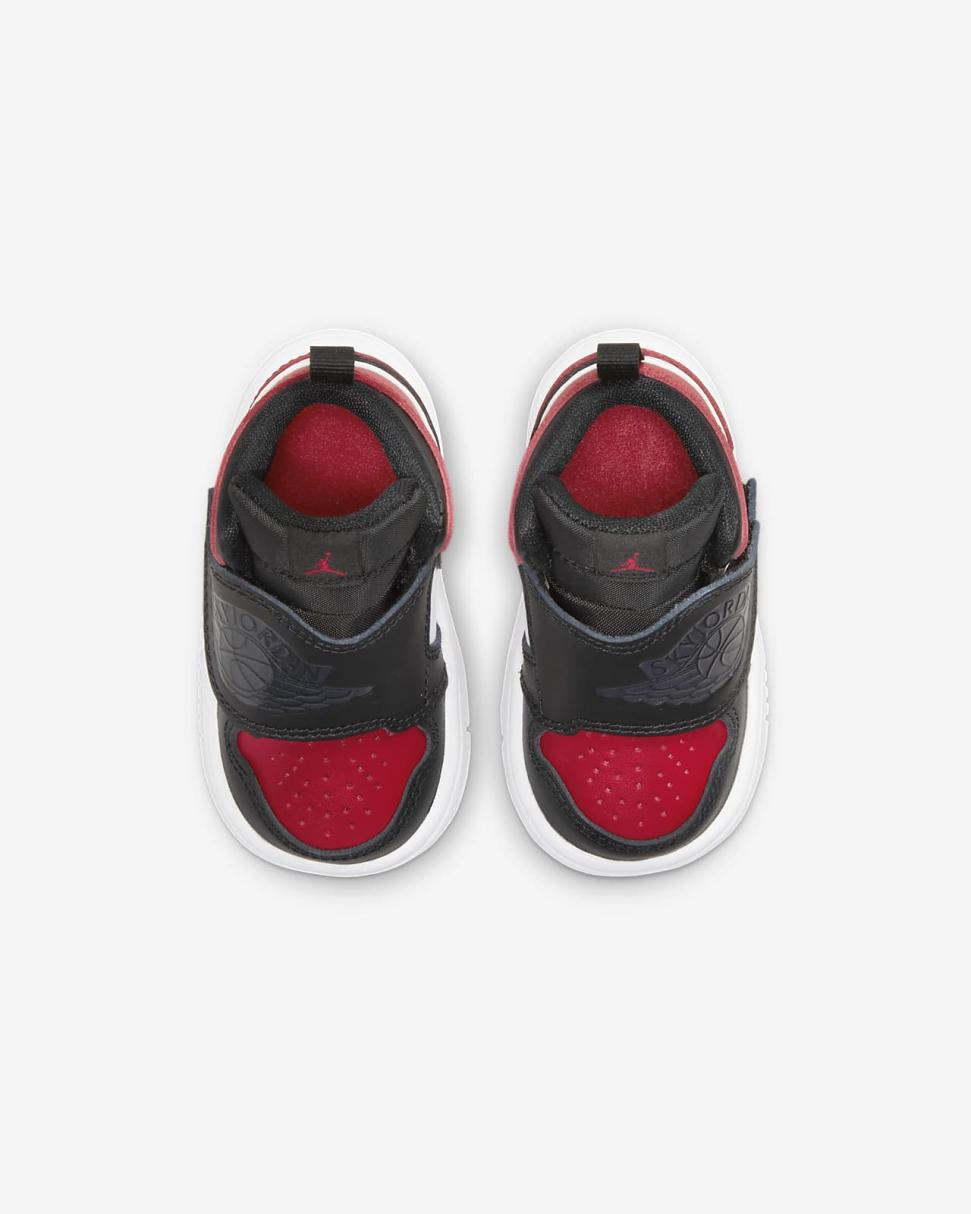 Sky Jordan 1 Black/Varsity Red/White/Anthracite | Kids Nike Jordan
