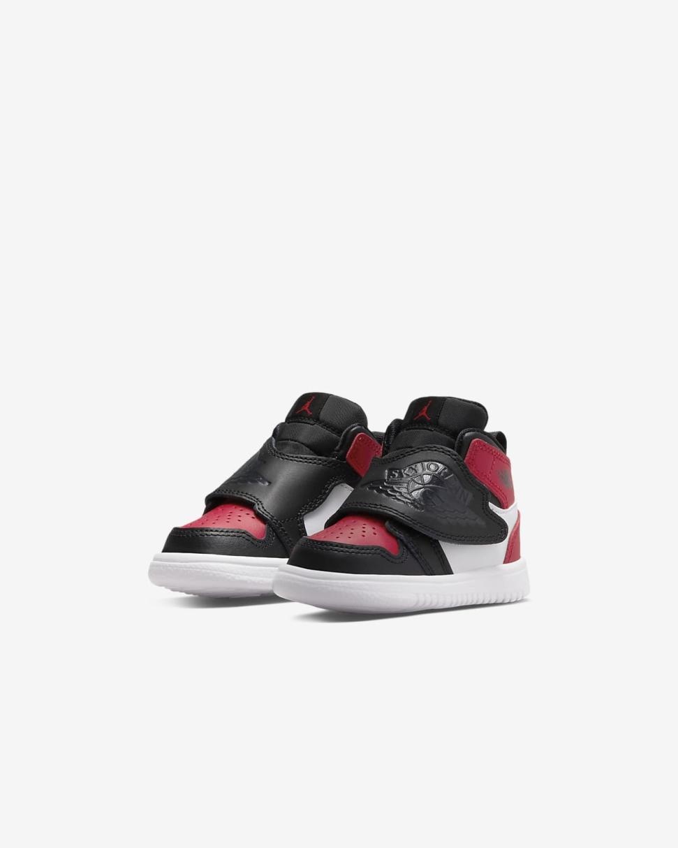 Sky Jordan 1 Black/Varsity Red/White/Anthracite | Kids Nike Jordan