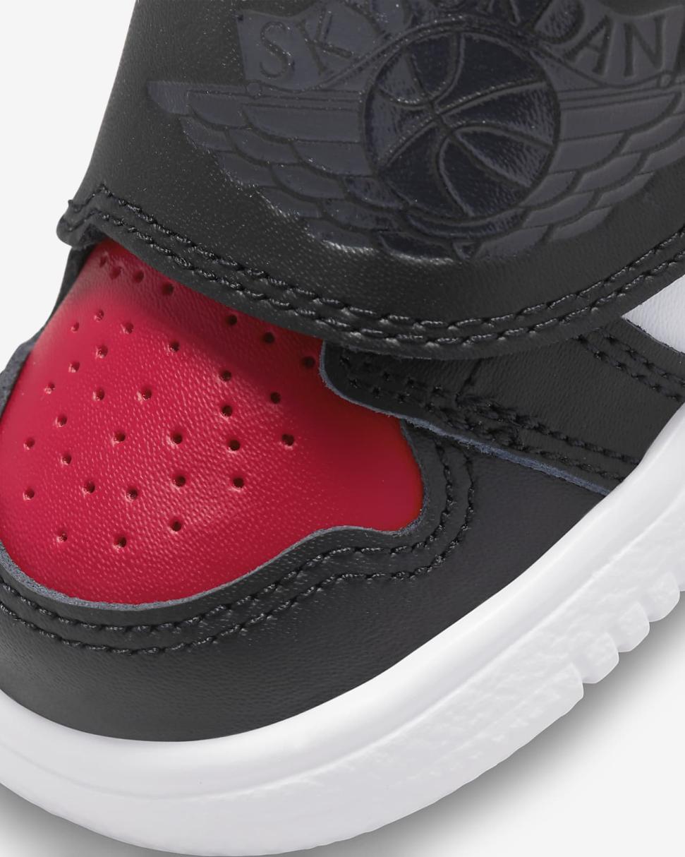 Sky Jordan 1 Black/Varsity Red/White/Anthracite | Kids Nike Jordan