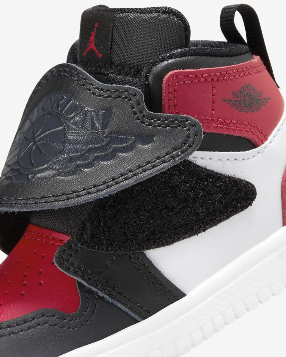Sky Jordan 1 Black/Varsity Red/White/Anthracite | Kids Nike Jordan