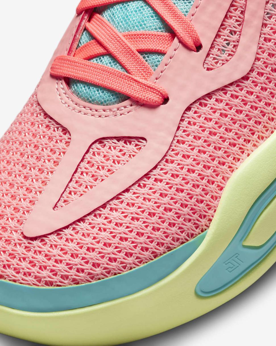 Tatum 1 "Pink Lemonade" Pink Tint/Lava Glow/Aurora Green/Barely Volt | Kids Nike Jordan