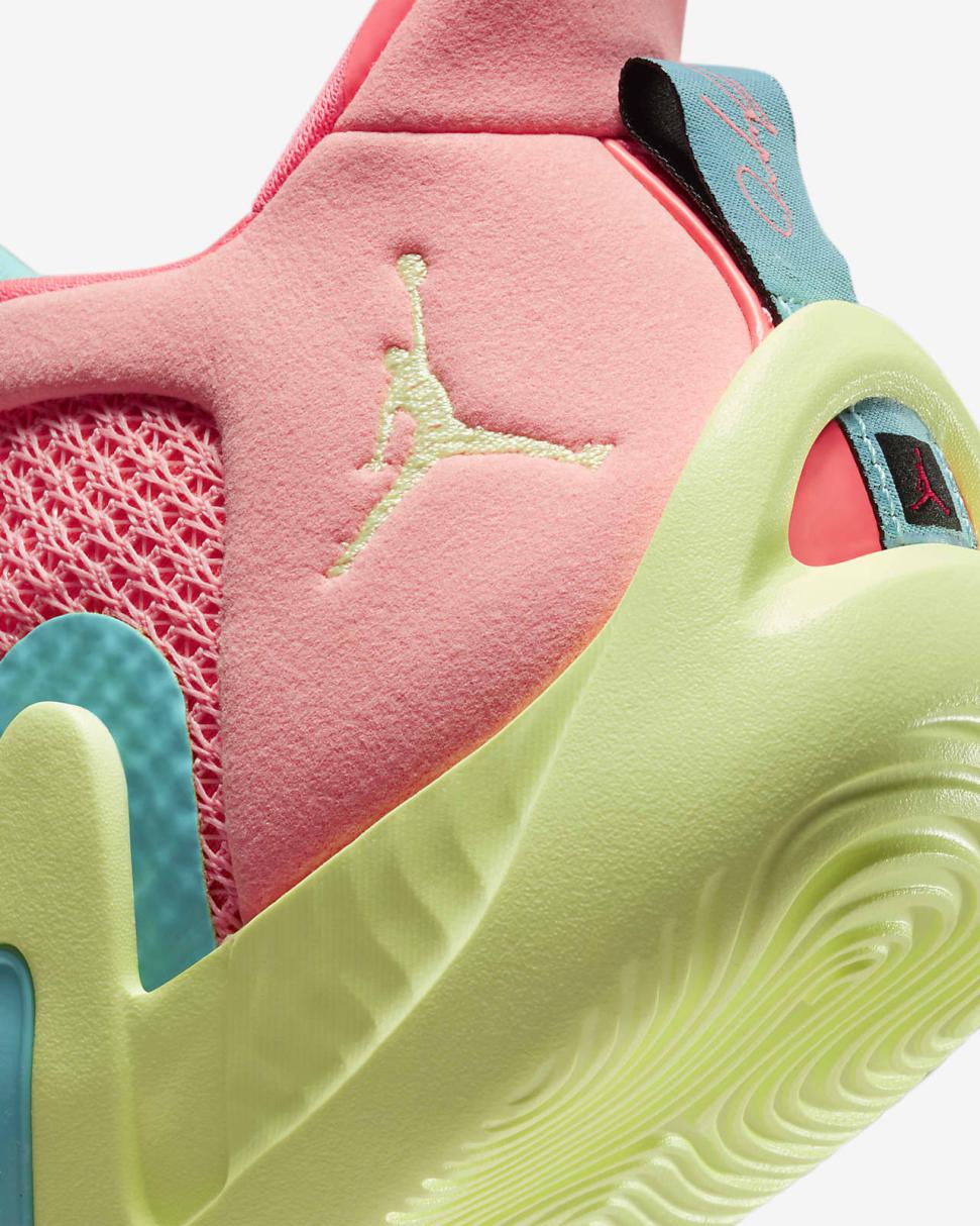 Tatum 1 "Pink Lemonade" Pink Tint/Lava Glow/Aurora Green/Barely Volt | Kids Nike Jordan