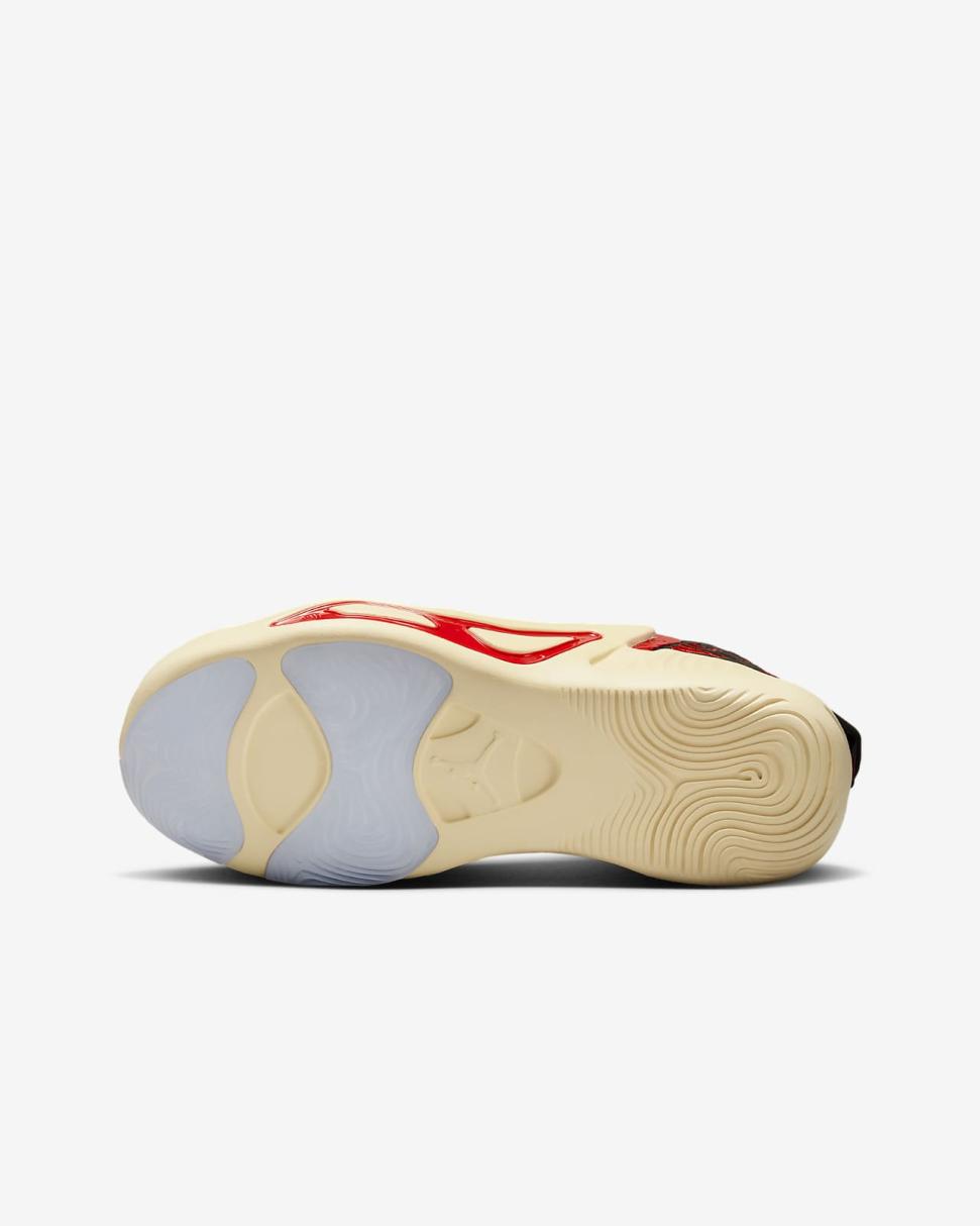 Tatum 1 "Zoo" Black/University Red/Beach/Metallic Gold | Kids Nike Jordan
