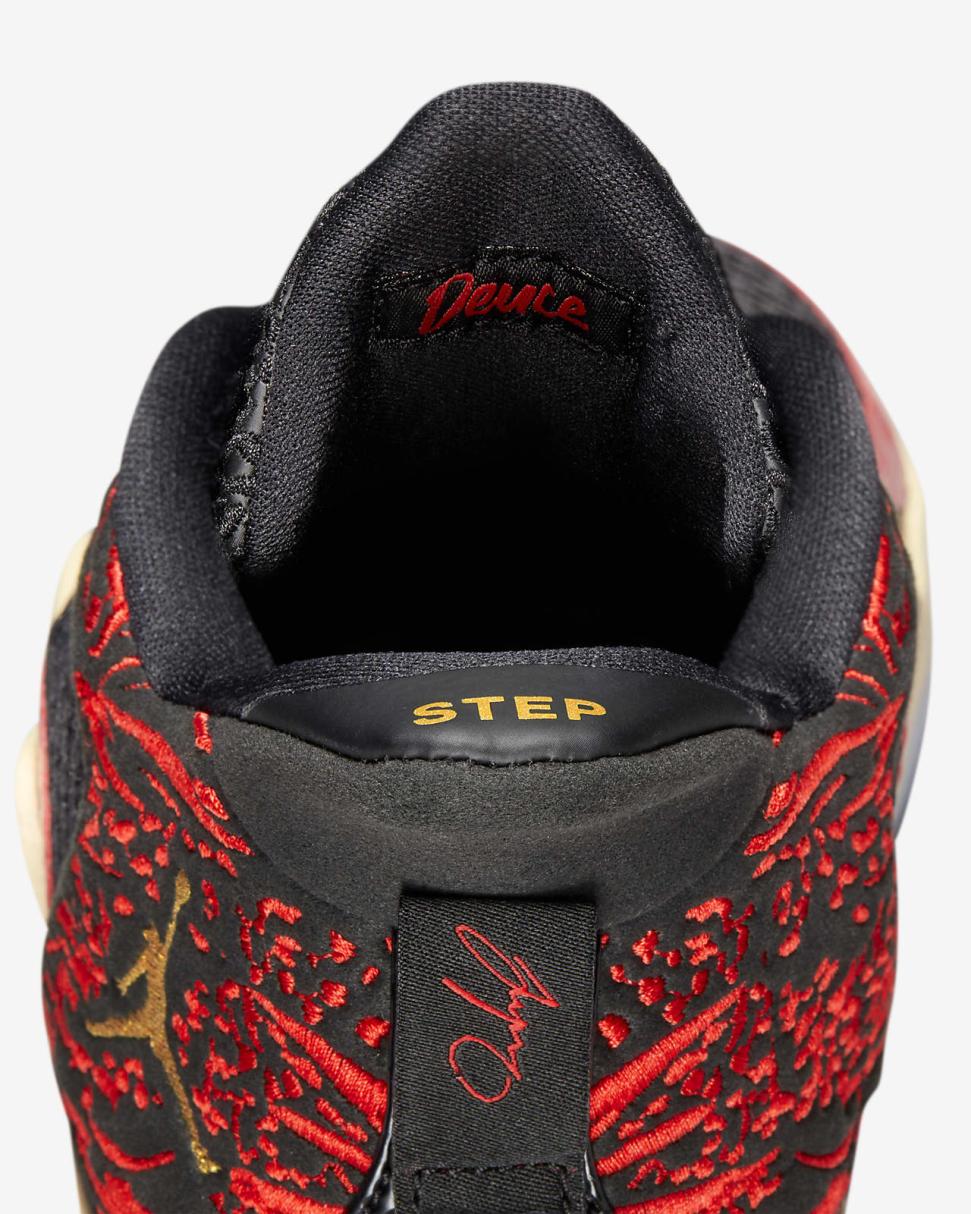 Tatum 1 "Zoo" Black/University Red/Beach/Metallic Gold | Kids Nike Jordan