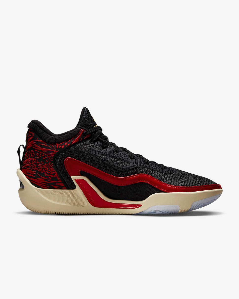 Tatum 1 "Zoo" Black/University Red/Beach/Metallic Gold | Mens/Womens Nike Jordan
