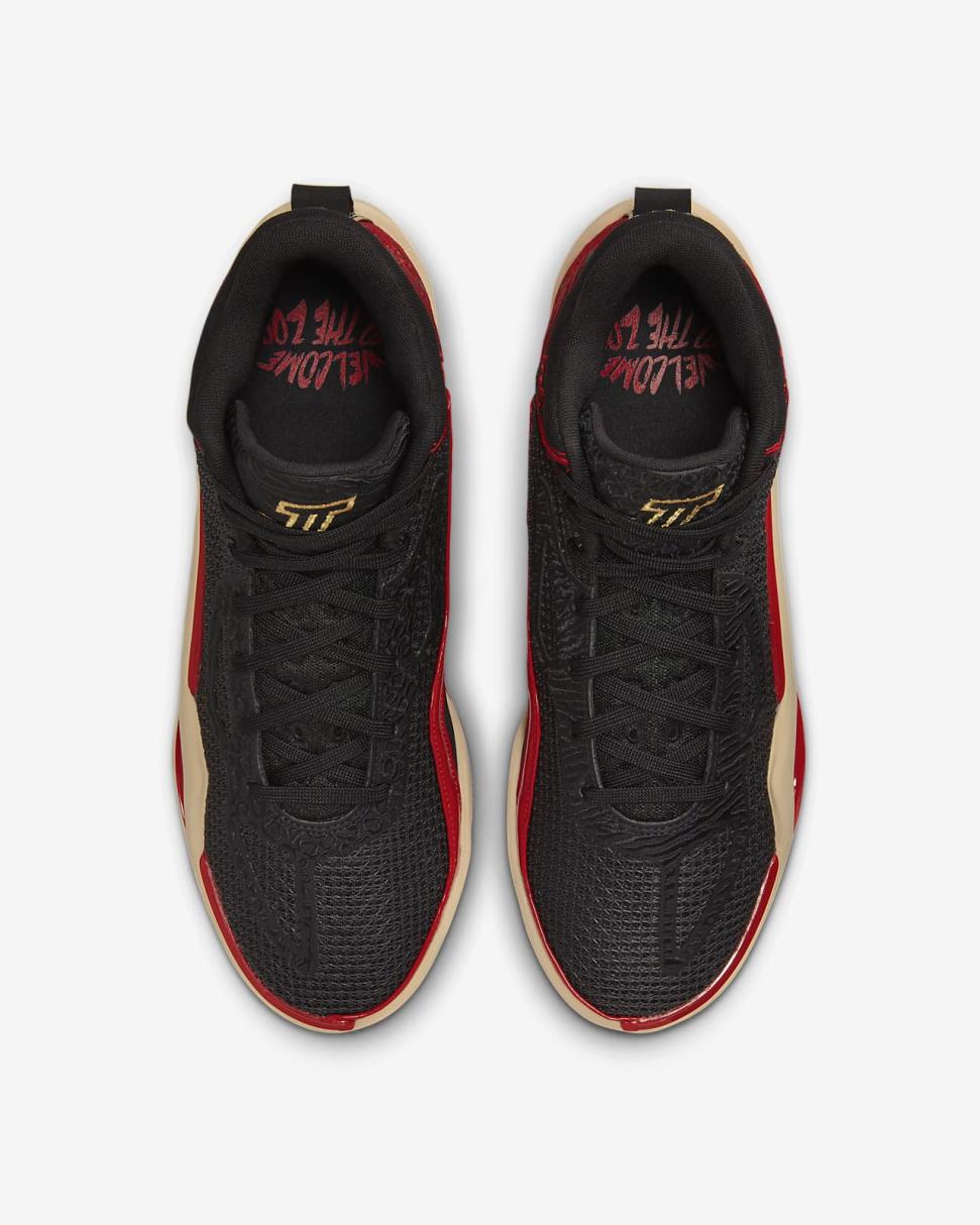 Tatum 1 "Zoo" Black/University Red/Beach/Metallic Gold | Mens/Womens Nike Jordan