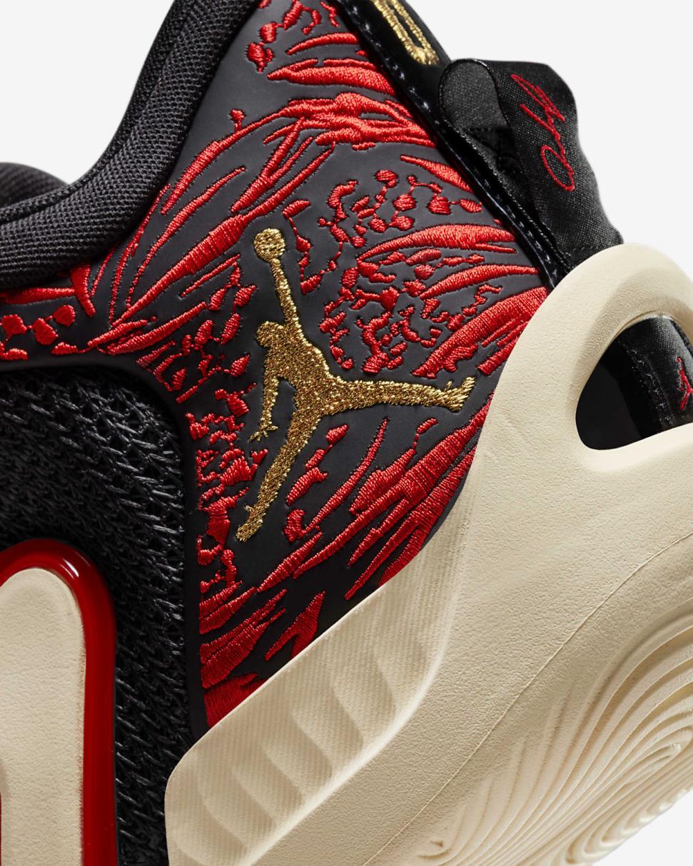 Tatum 1 "Zoo" Black/University Red/Beach/Metallic Gold | Mens/Womens Nike Jordan
