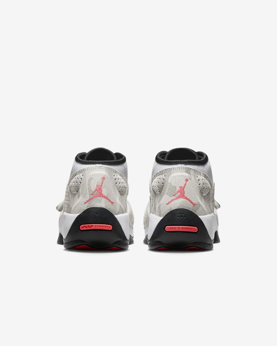 Zion 2 White/Black/Photon Dust/Flash Crimson | Kids Nike Jordan