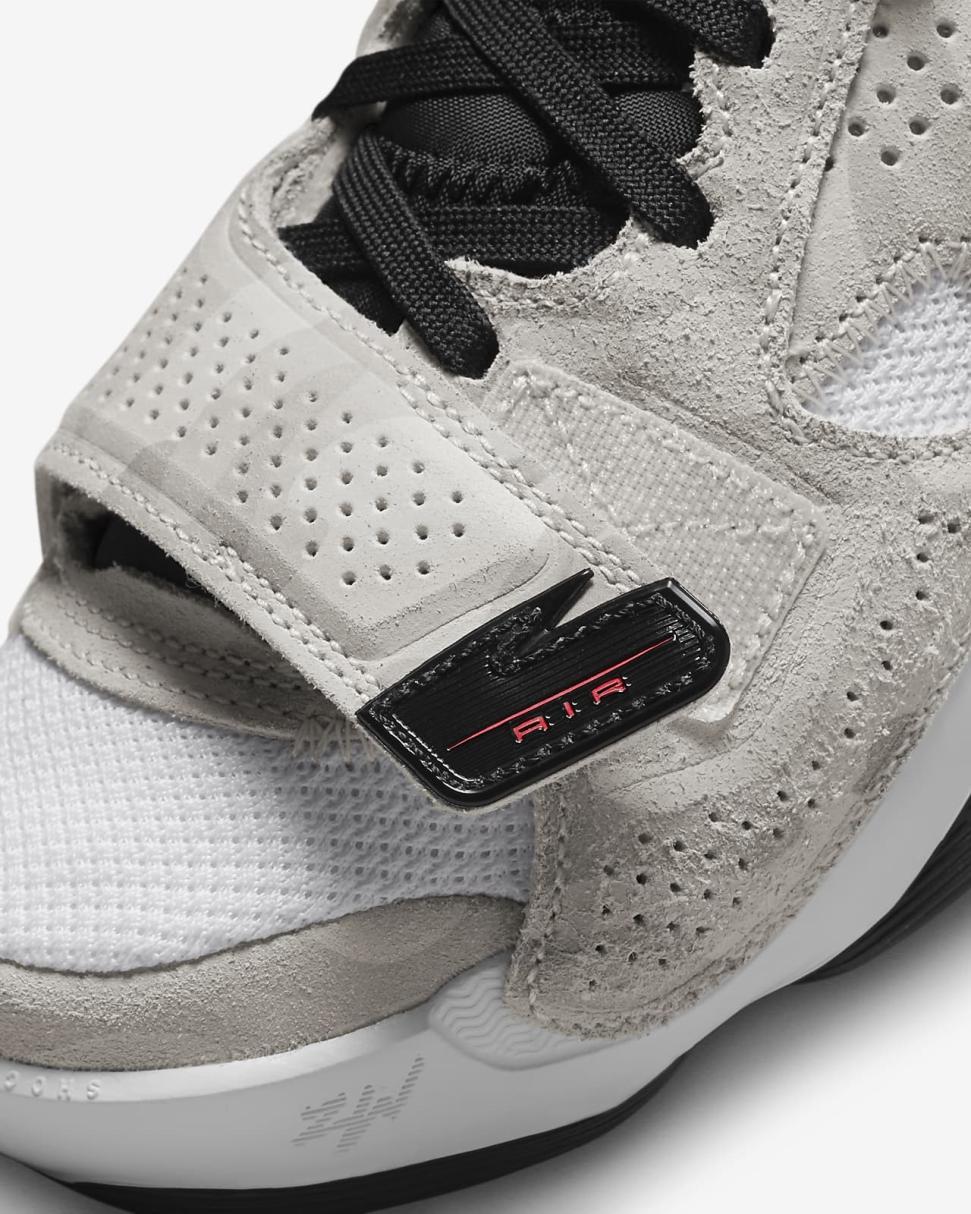 Zion 2 White/Black/Photon Dust/Flash Crimson | Kids Nike Jordan