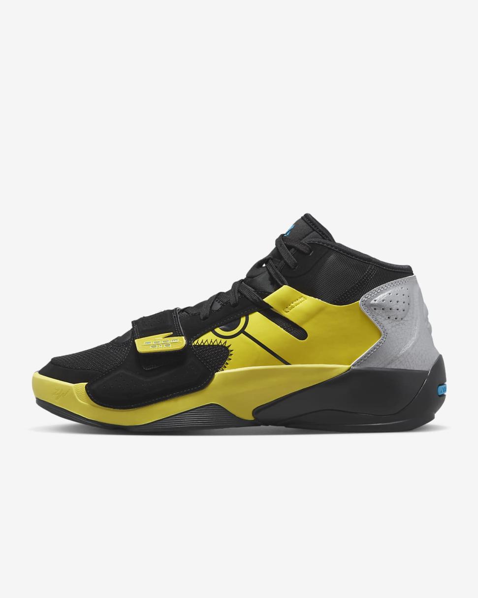 Zion 2 X Naruto Black/Yellow Strike/Dark Purple Dust/Laser Blue | Mens/Womens Nike Jordan