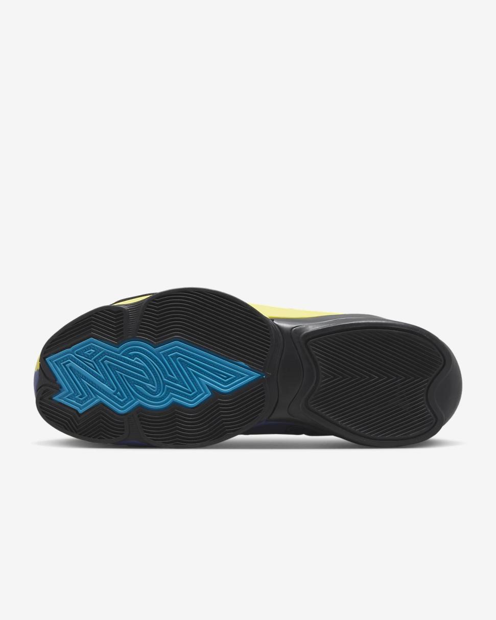 Zion 2 X Naruto Black/Yellow Strike/Dark Purple Dust/Laser Blue | Mens/Womens Nike Jordan